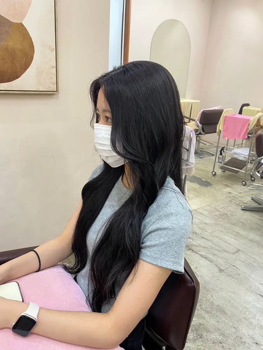 カラー 透明感カラー 君島 花楓のヘアスタイル