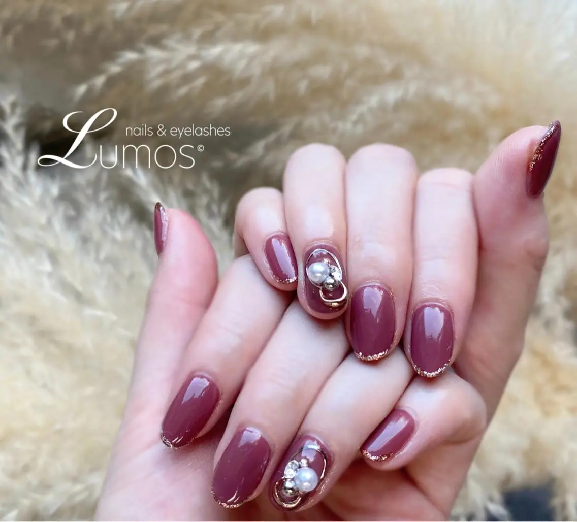 ネイル ラメ(グリッター) ワンカラーネイル Lumos Yuukiのネイルデザイン