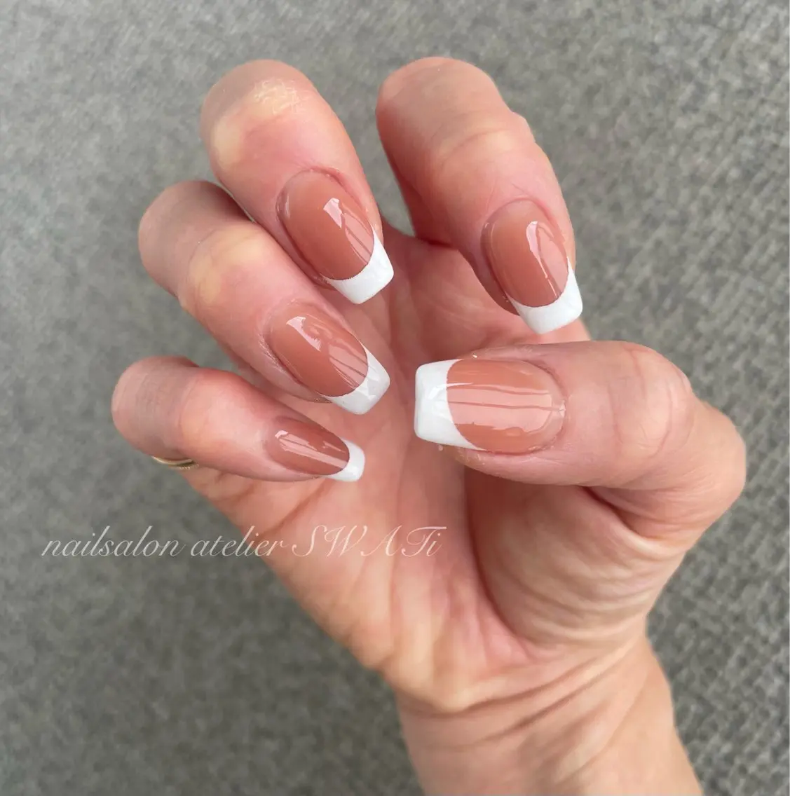 ネイル クリアネイル ハンドネイル nailsalon SWATiのネイルデザイン