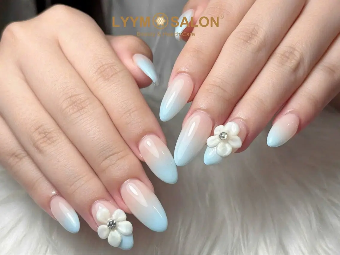 ネイル ボルドー ブラウン チークネイル ドット フットネイル ハンドネイル ハンドケア VAN NAIL 海老名展のネイルデザイン