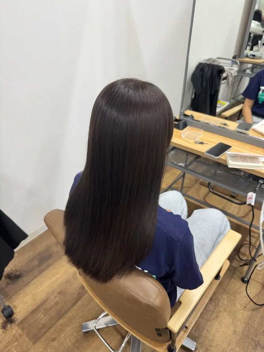 ロング カラー カット ヘアカラー miu-YUCCA モデル様募集中のヘアスタイル