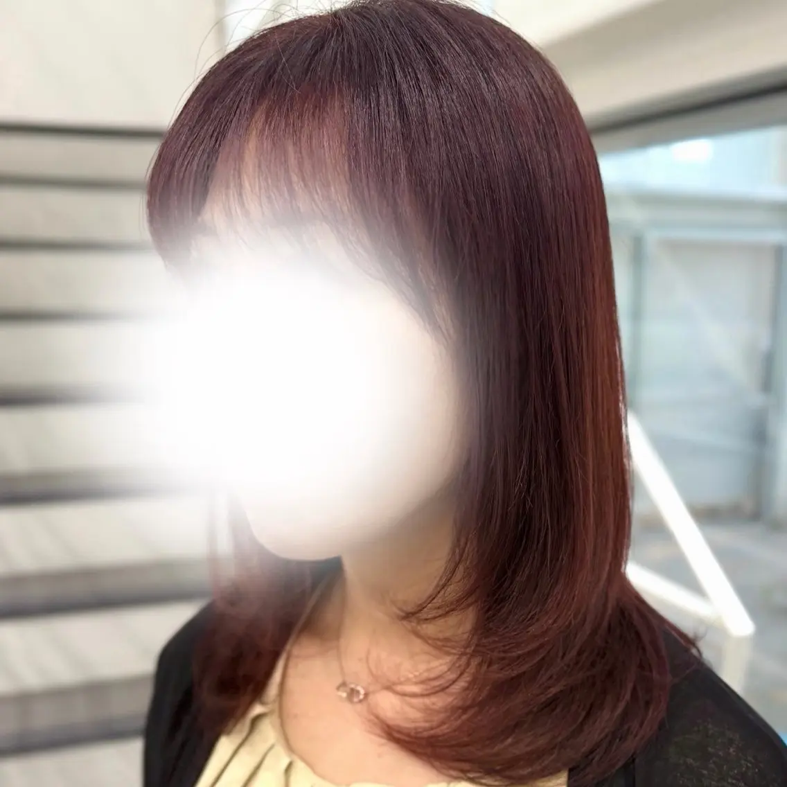 ミディアム カラー Gigi nonokaのヘアスタイル