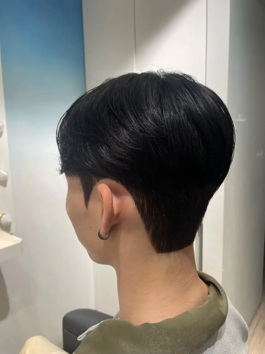 ショート パーマ メンズ ダウンパーマ メンズパーマ カット パーマ key キーのヘアスタイル