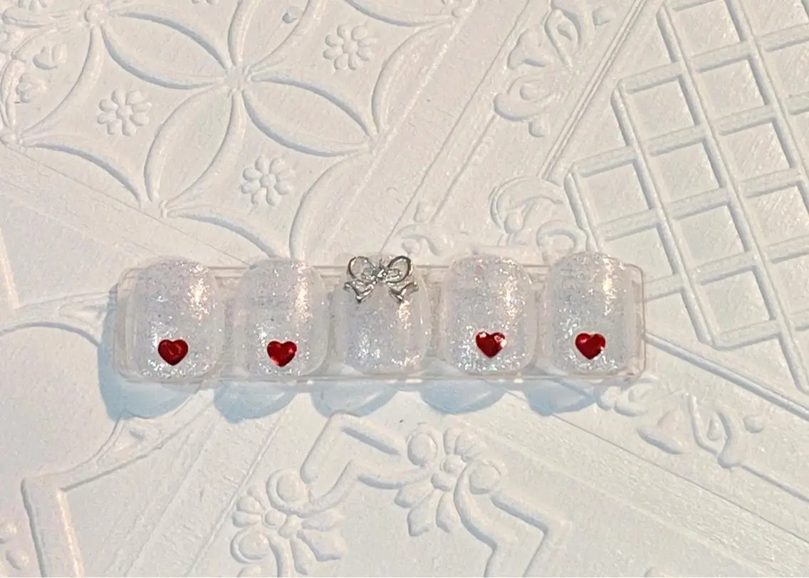 ネイル バレンタイン ハンドネイル MSSugar Nailのネイルデザイン