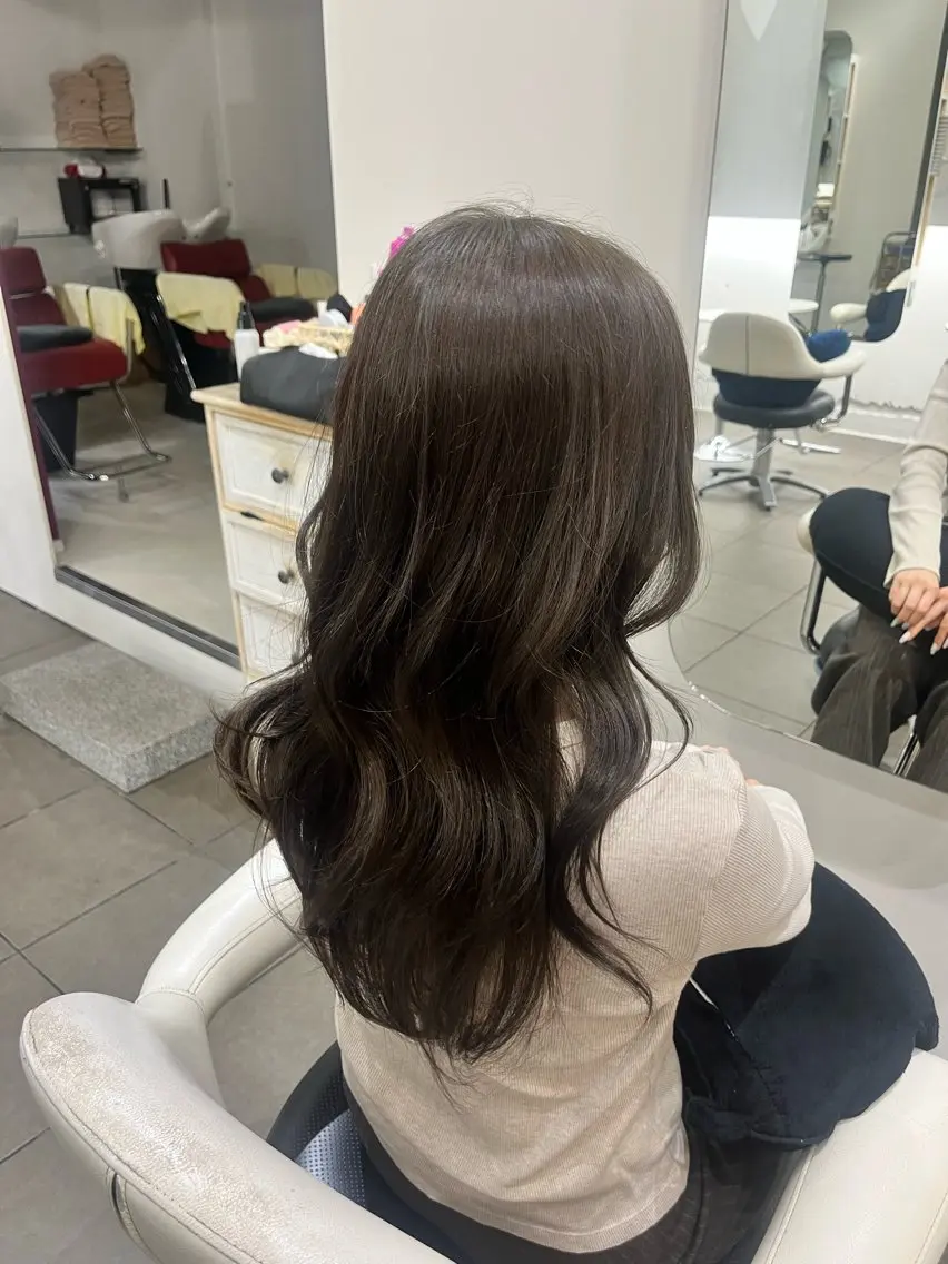 ロング カラー ボブ/透明感カラー ✂️ツムギ♡のヘアスタイル