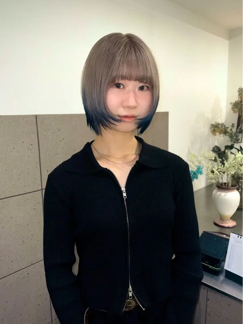 ショート カラー カット ヘアカラー トリートメント natsuki /HUIのヘアスタイル