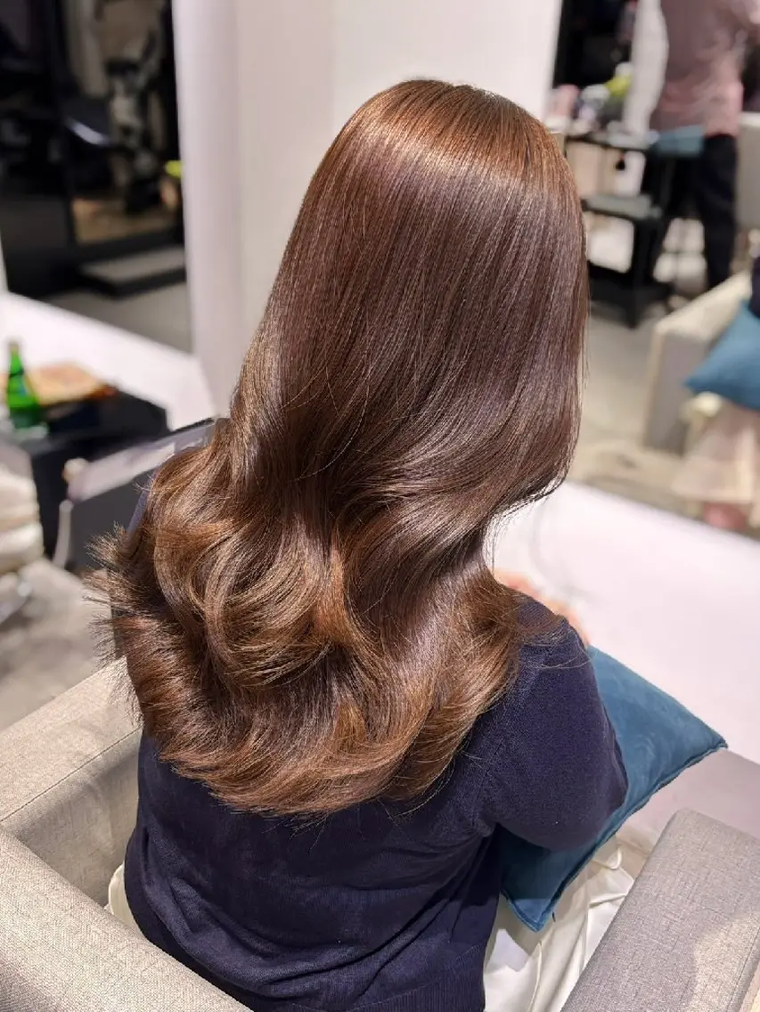 セミロング カット ヘアカラー トリートメント ✂髪質改善ストレート NO.1 深澤 颯斗のヘアスタイル