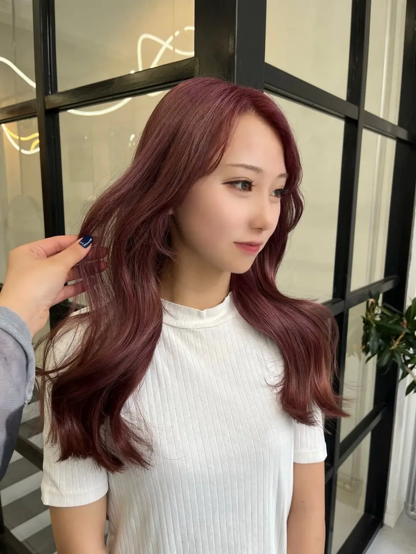 ロング ヘアカラー maisonHALU /古吉かやのヘアスタイル