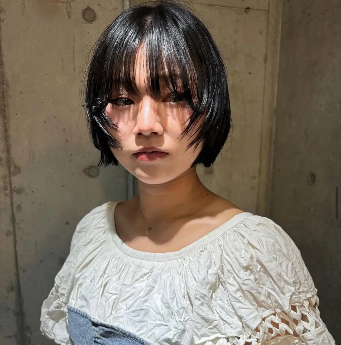 ショート カラー パーマ ヘアアレンジ キッズ デザインパーマ メンズカット 郁美のヘアスタイル