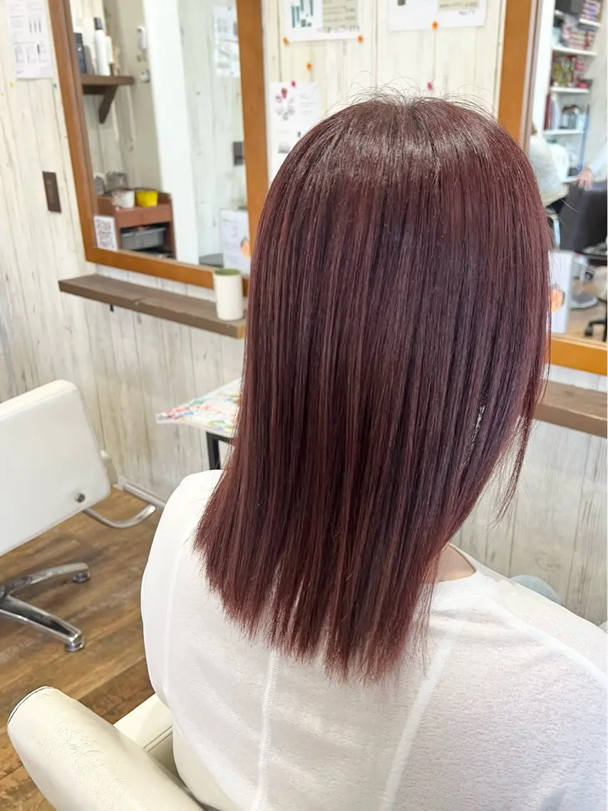 カラー ブラウンカラー 見里 由希のヘアスタイル