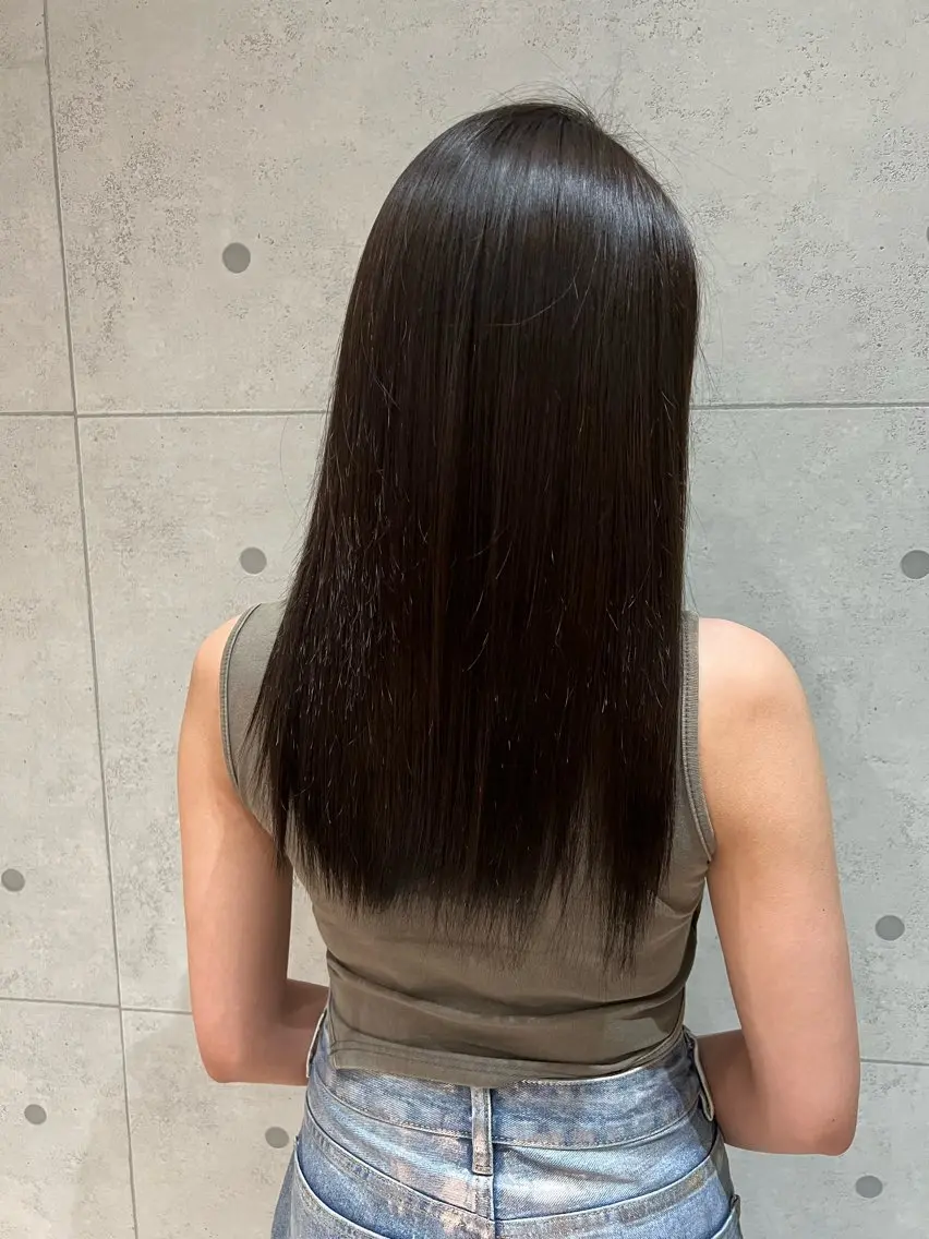 セミロング カラー ヘアカラー 松村 菜美のヘアスタイル