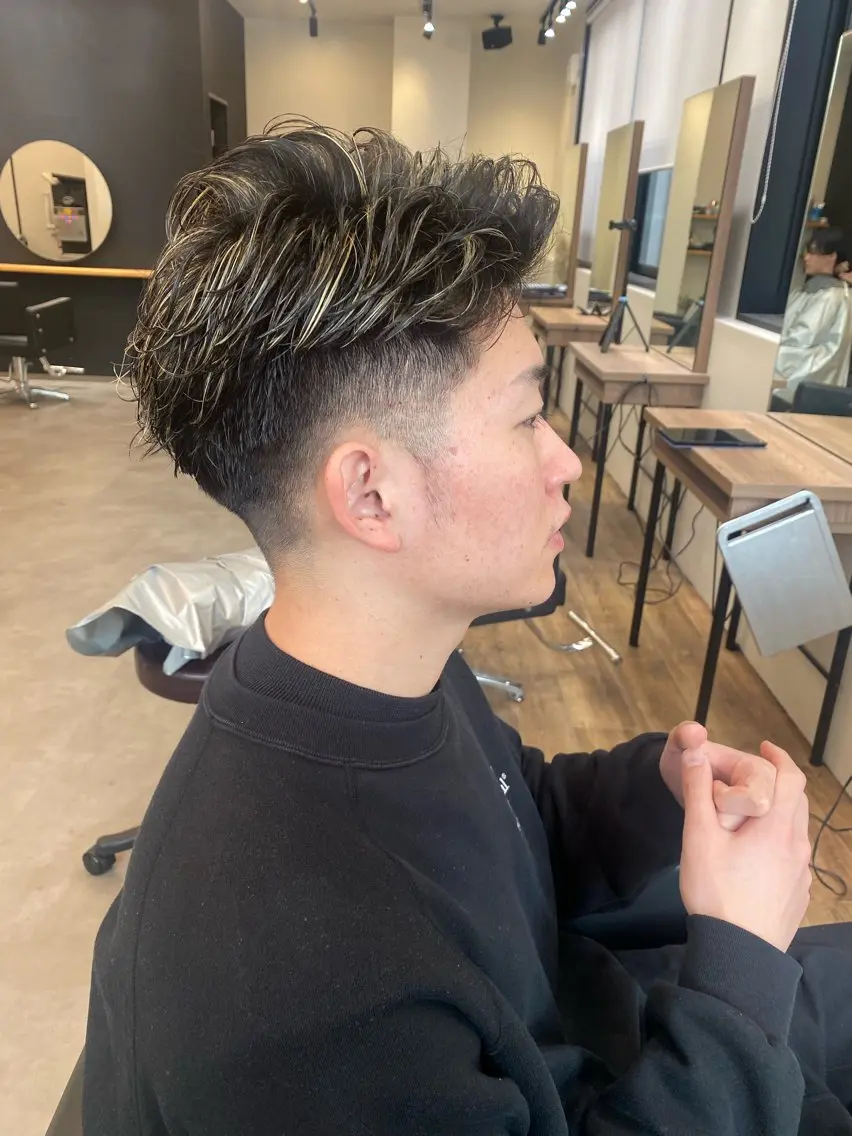 カラー メンズ BLEACHi高崎店 /湯浅泳作のヘアスタイル