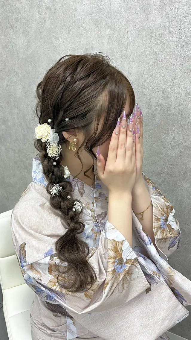 ヘアアレンジ 浴衣 心斎橋/ヘアセット MASAKIのヘアスタイル