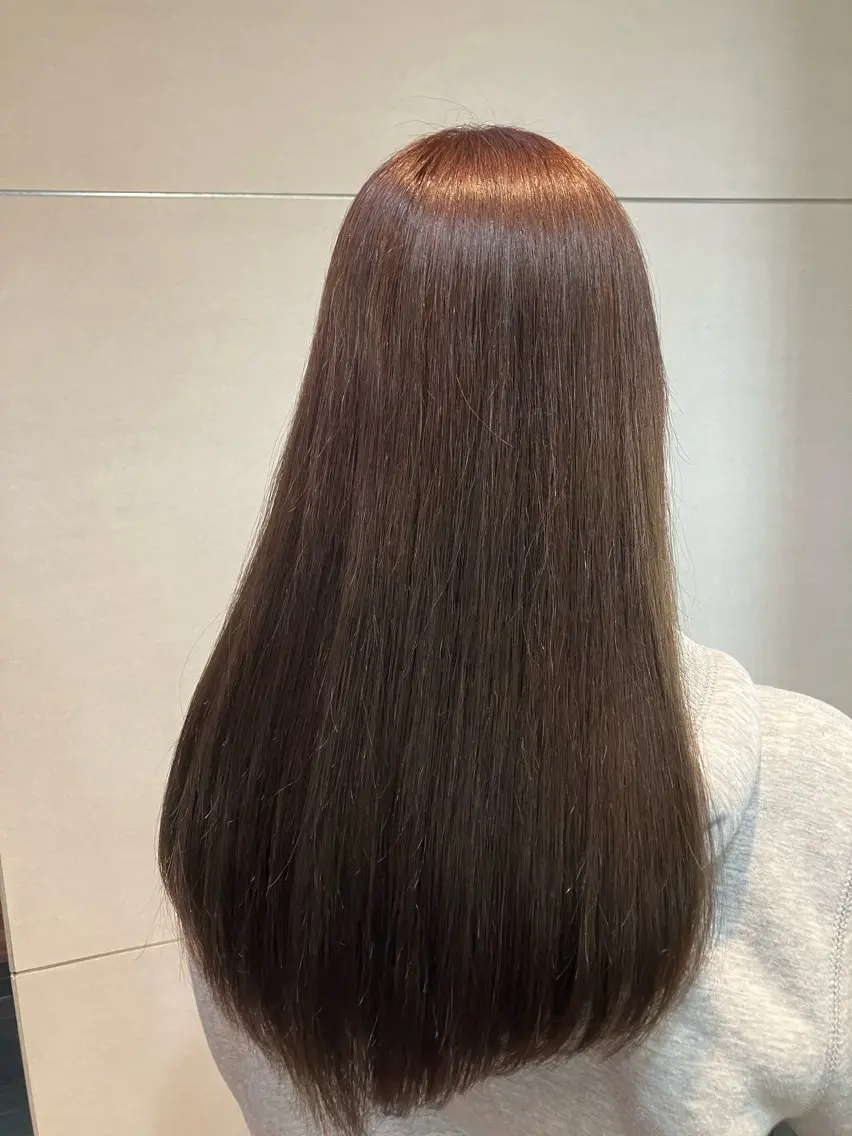 カラー ブラウンカラー miu 💫のヘアスタイル