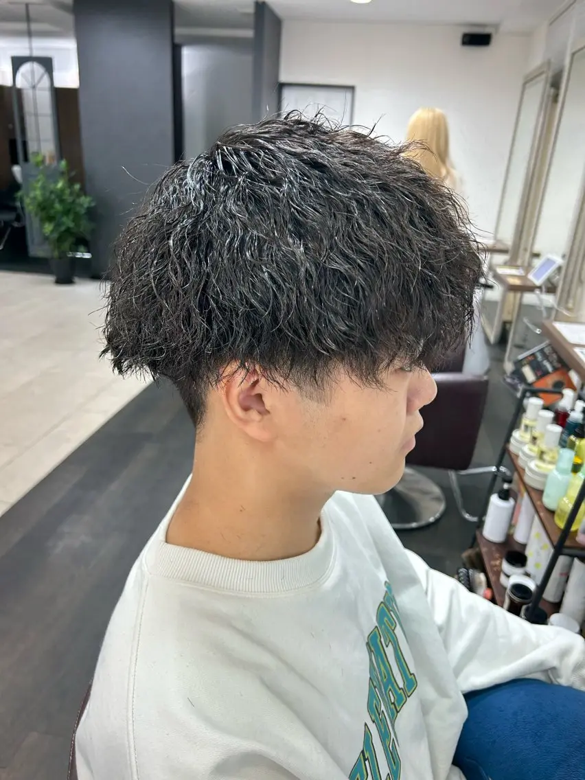 ショート パーマ メンズ マッシュ メンズパーマの達人 / タカシマダイスケのヘアスタイル