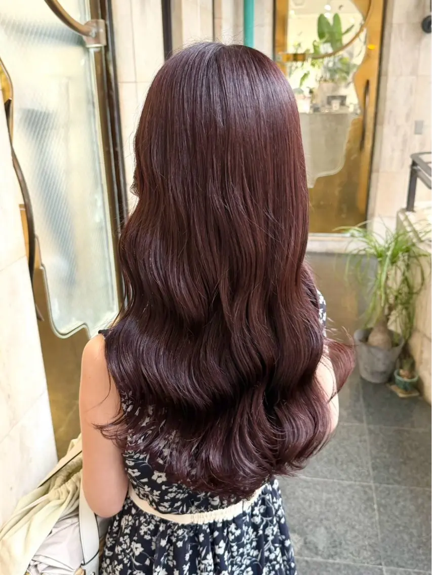 ロング カラー ヘアカラー トリートメント 髪質改善/艶髪🫧 MANAMI🪿🤍のヘアスタイル
