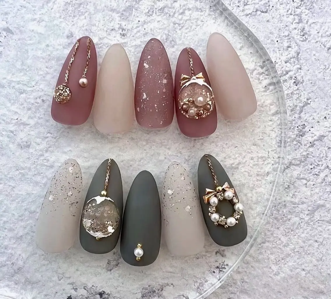 ネイル アートネイル チークネイル 長さ出し フレンチネイル ジェルネイル YK Beauty Salonのマツエク・マツパデザイン