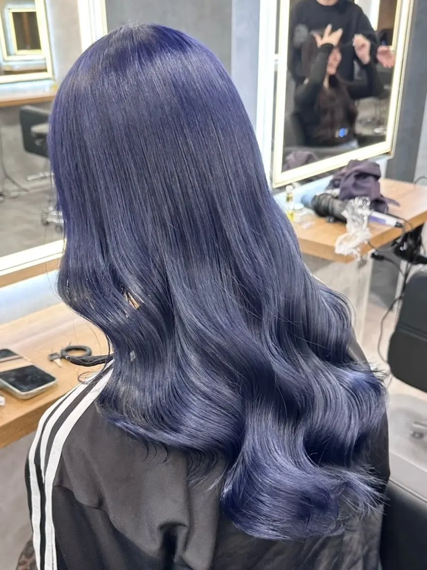 セミロング ヘアカラー トリートメント ヘアセット ❤️満足仕上げ❤️ 👑札幌美容室👑のヘアスタイル