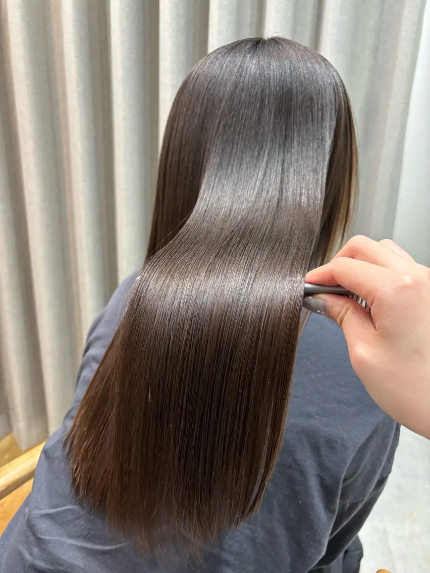 ロング キッズ 学生 🤍美髪縮毛/髪質 改善/池上夏凜🤍のヘアスタイル