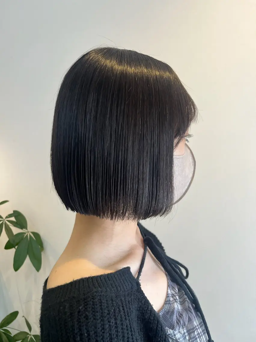 ショート 縮毛矯正 カット 縮毛矯正 トリートメント 金岡 碧のヘアスタイル