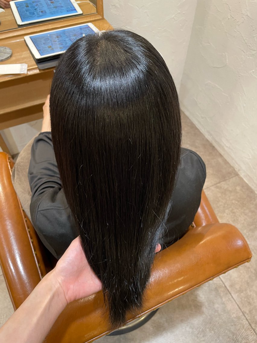 セミロング ヘアカラー 半澤 美里のヘアスタイル
