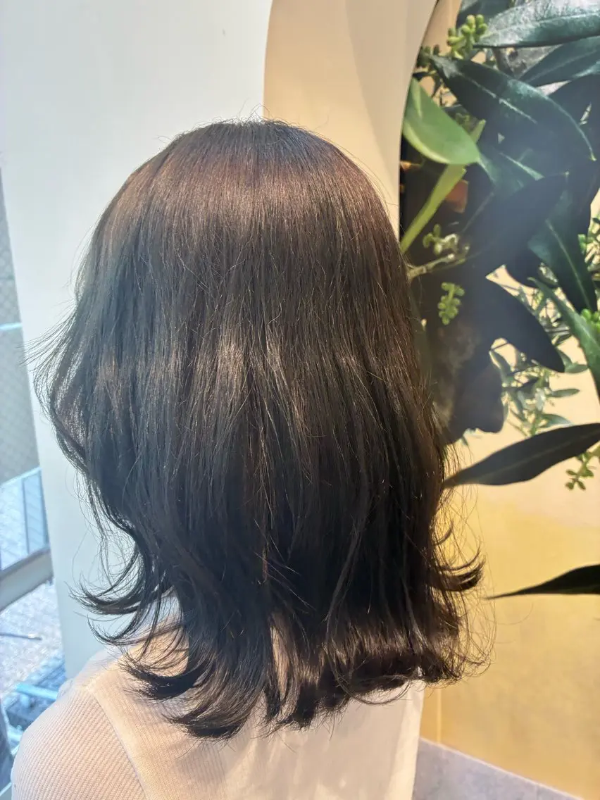 ミディアム カラー ヘアカラー BEGIN Aya🥀のヘアスタイル