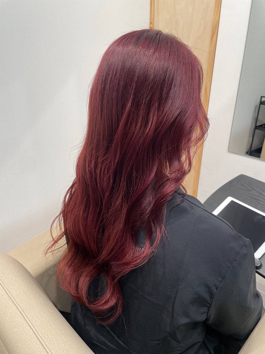 ロング カット ヘアカラー トリートメント 村上 祐香のヘアスタイル