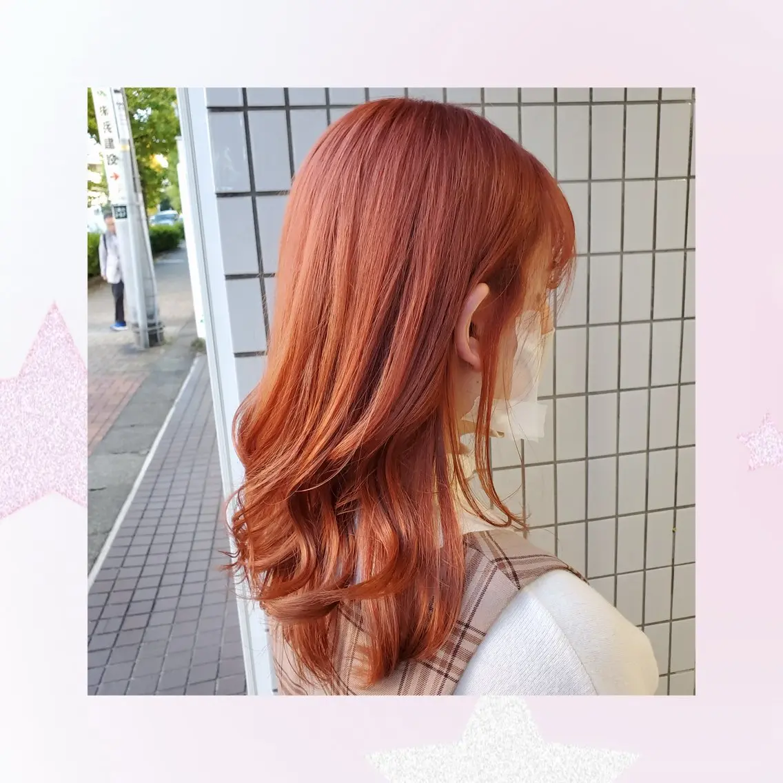 ミディアム カラー 深井 しほりのヘアスタイル