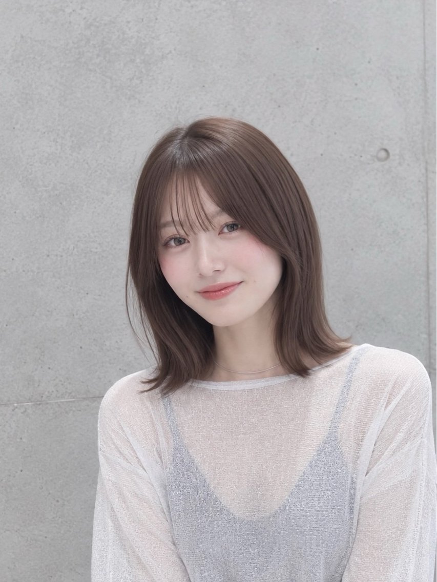 ミディアム カラー パーマ ヘアアレンジ メンズ 赤み消し艶カラー/美 髪☘️Reika☘️のヘアスタイル