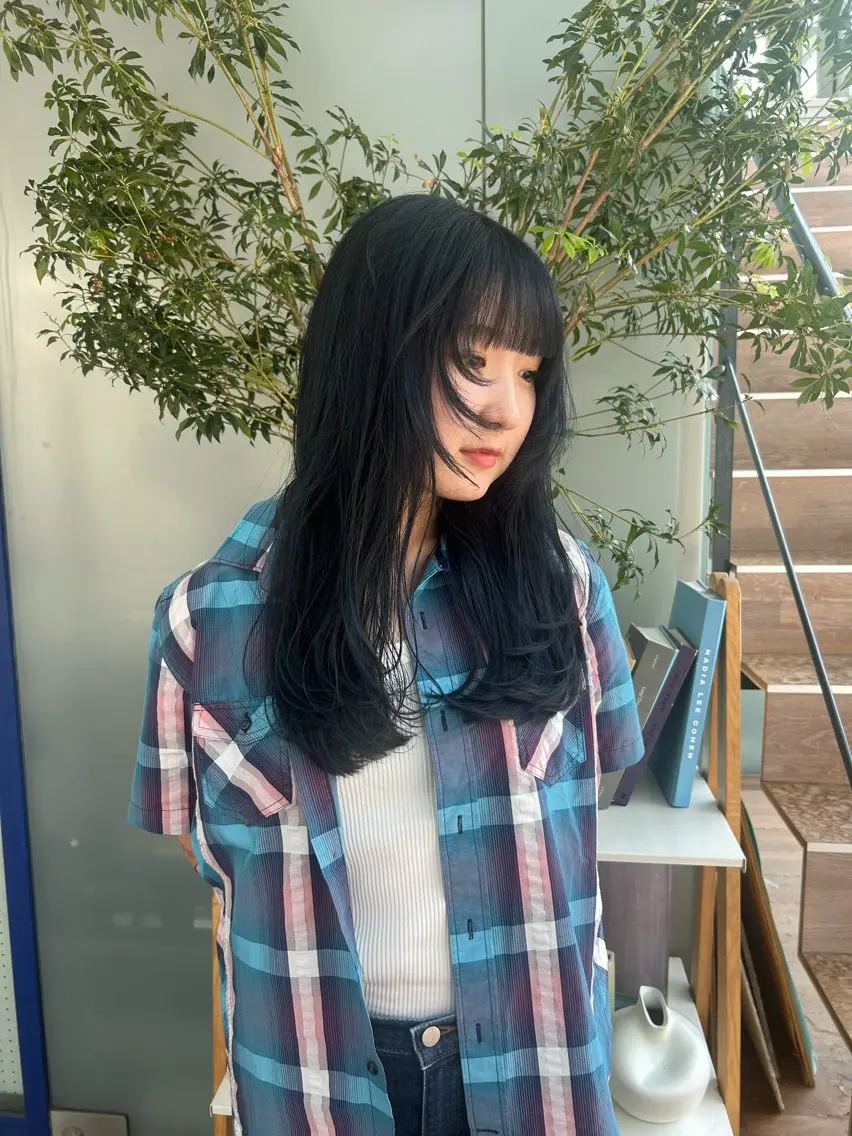 カラー かがやしづ ⭐️カラーモデルのヘアスタイル
