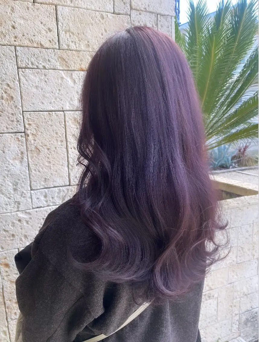 ロング カラー ヘアカラー トリートメント 中村 朱里のヘアスタイル
