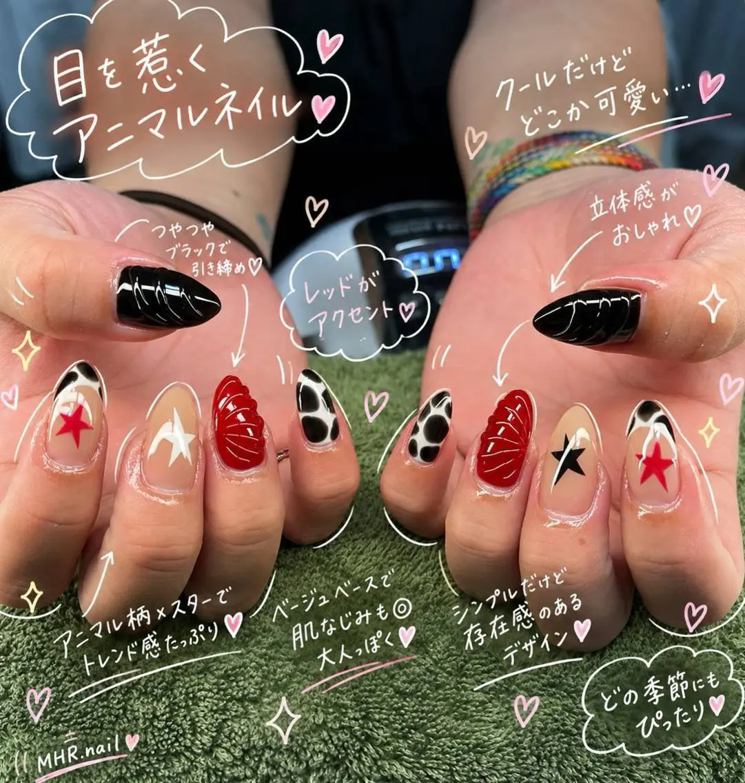 ネイル ハンドネイル フットネイル MHR nailのネイルデザイン
