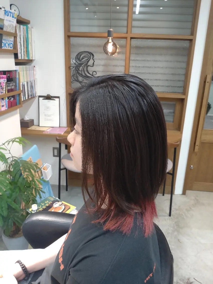 ミディアム カラー 仁位 綾太のヘアスタイル