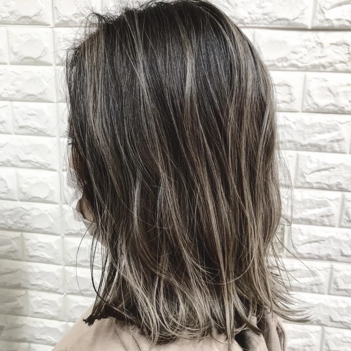 ミディアム レイヤーカット 髪質改善ストレートo rメンズスタイル今岡のヘアスタイル