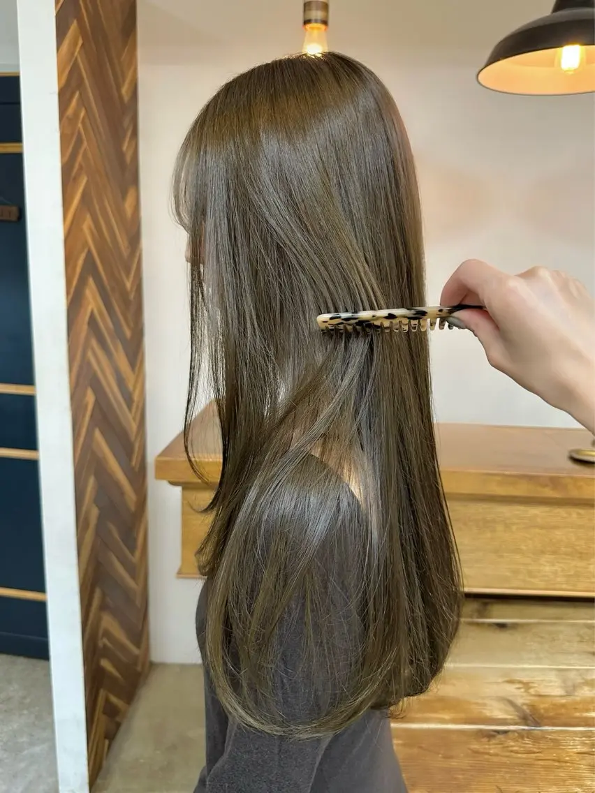 ロング トリートメント カット ヘアカラー トリートメント NAGISA 🎀透明感カラー🎀のヘアスタイル