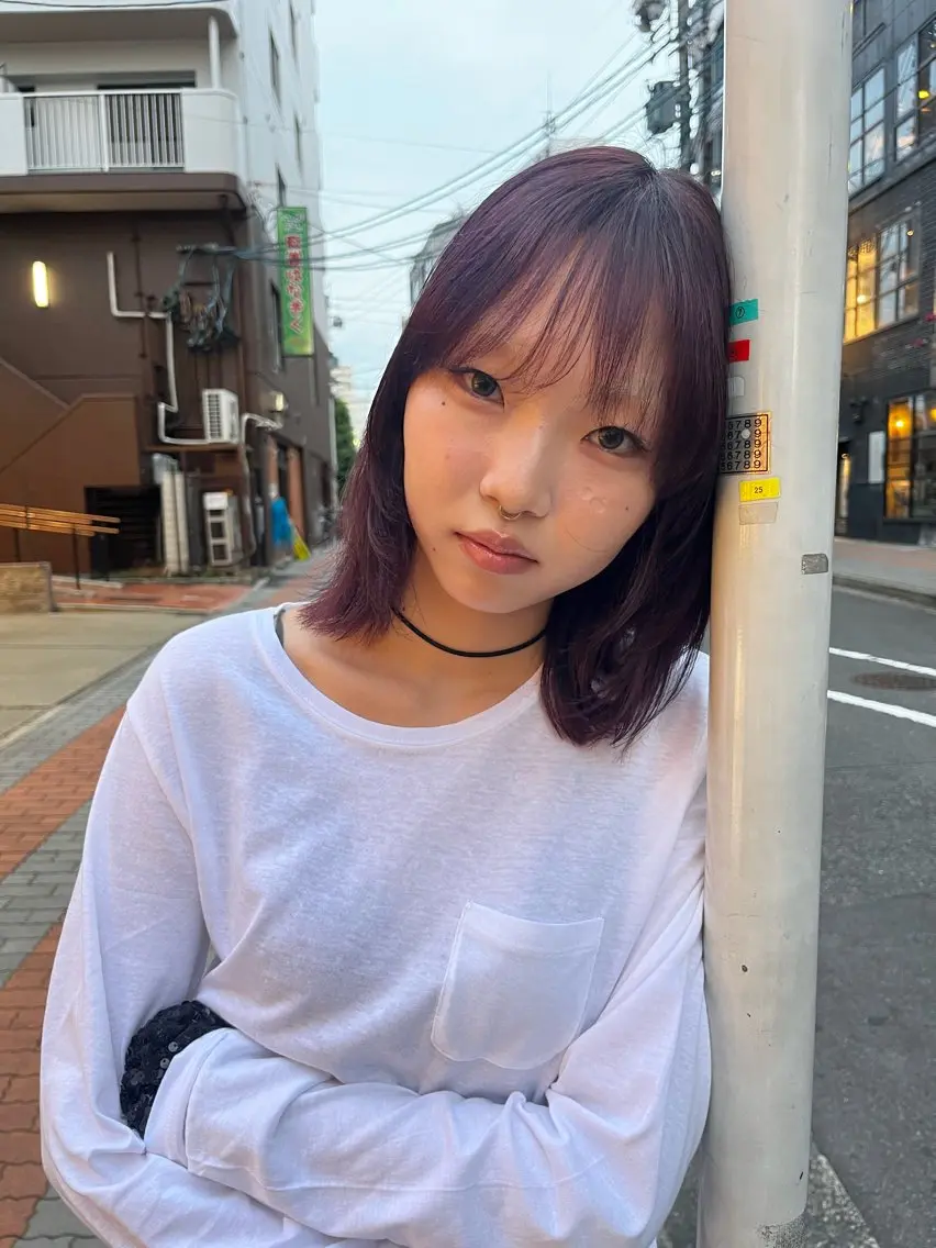 ミディアム ヘアカラー mao /HUI金山のヘアスタイル