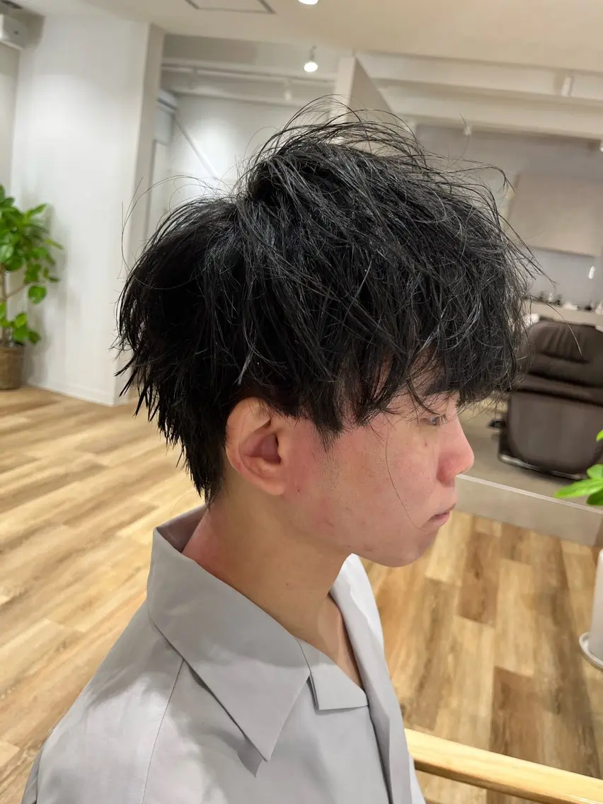 メンズ マッシュ 須田 耕介のヘアスタイル