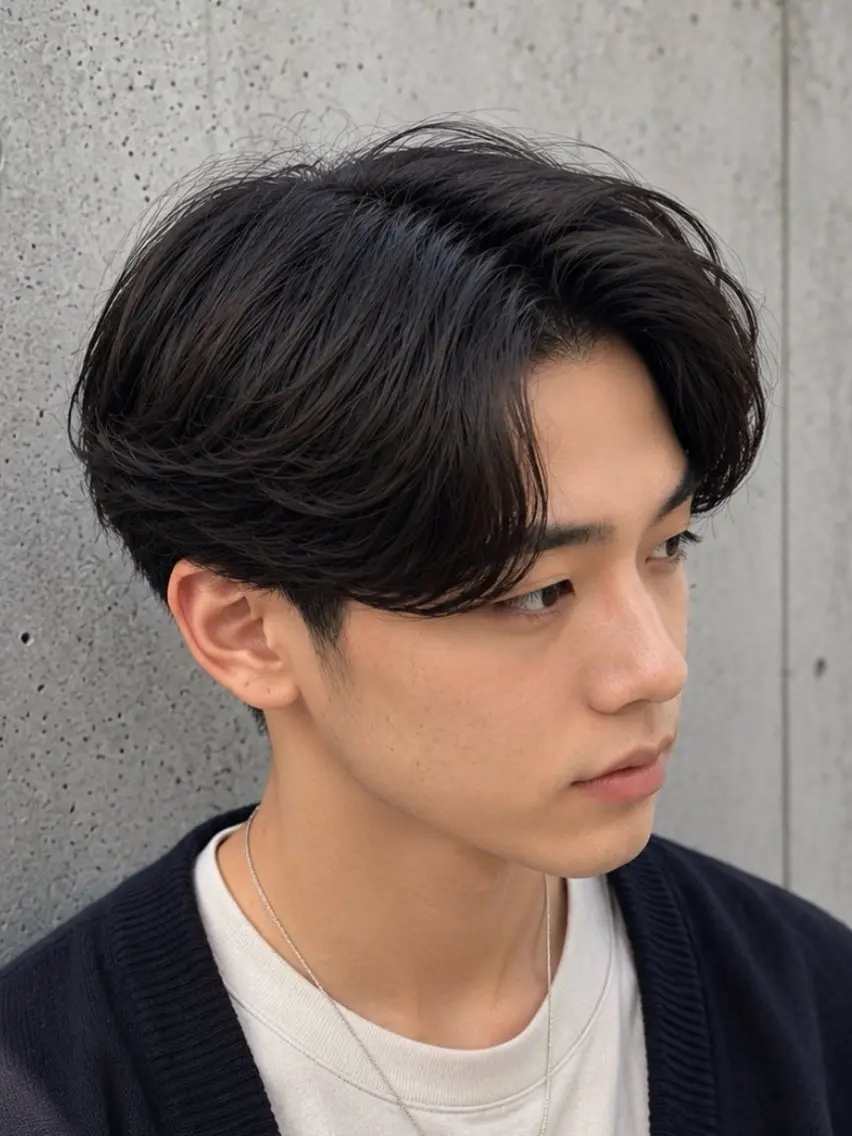 ショート メンズ カット 似合わせ×ケア 質感🫧ｼｵﾝのヘアスタイル