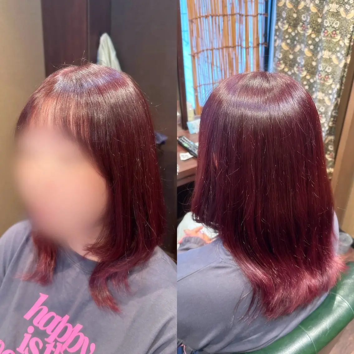 ミディアム カット ヘアカラー 🍒モデル募集中🍒 ゆづのヘアスタイル