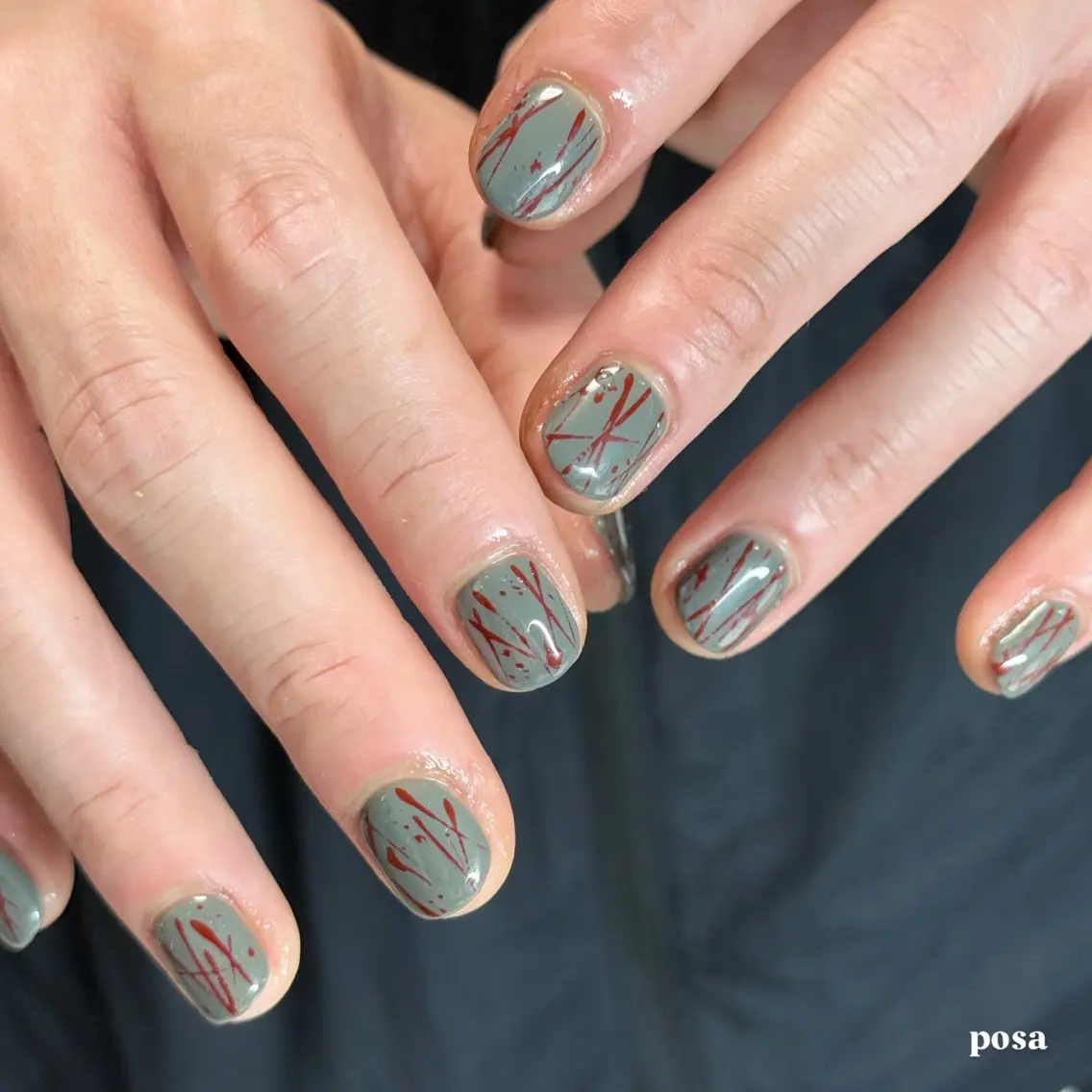 ネイル 持ち込み ニュアンスネイル シンプルネイル ハンドネイル posa nail モエミのネイルデザイン