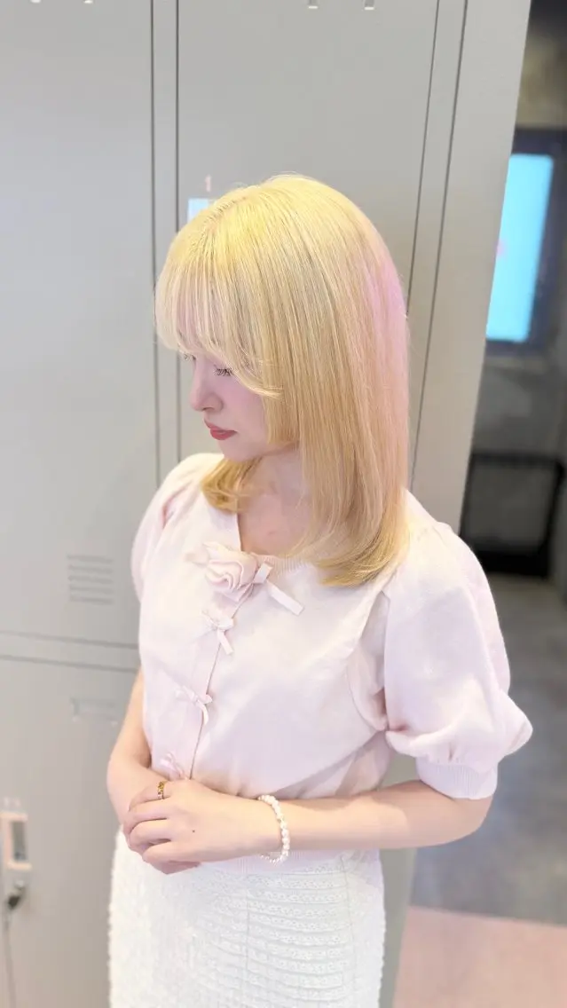 ロング ヘアカラー 透明感/艶カラー 💘Hanaのヘアスタイル