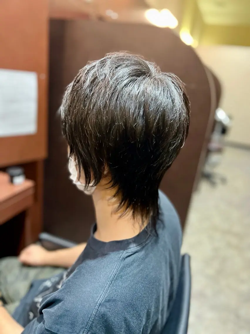 ショート ウルフカット カット ヘッドスパ cure k  / 阿部まちこのヘアスタイル