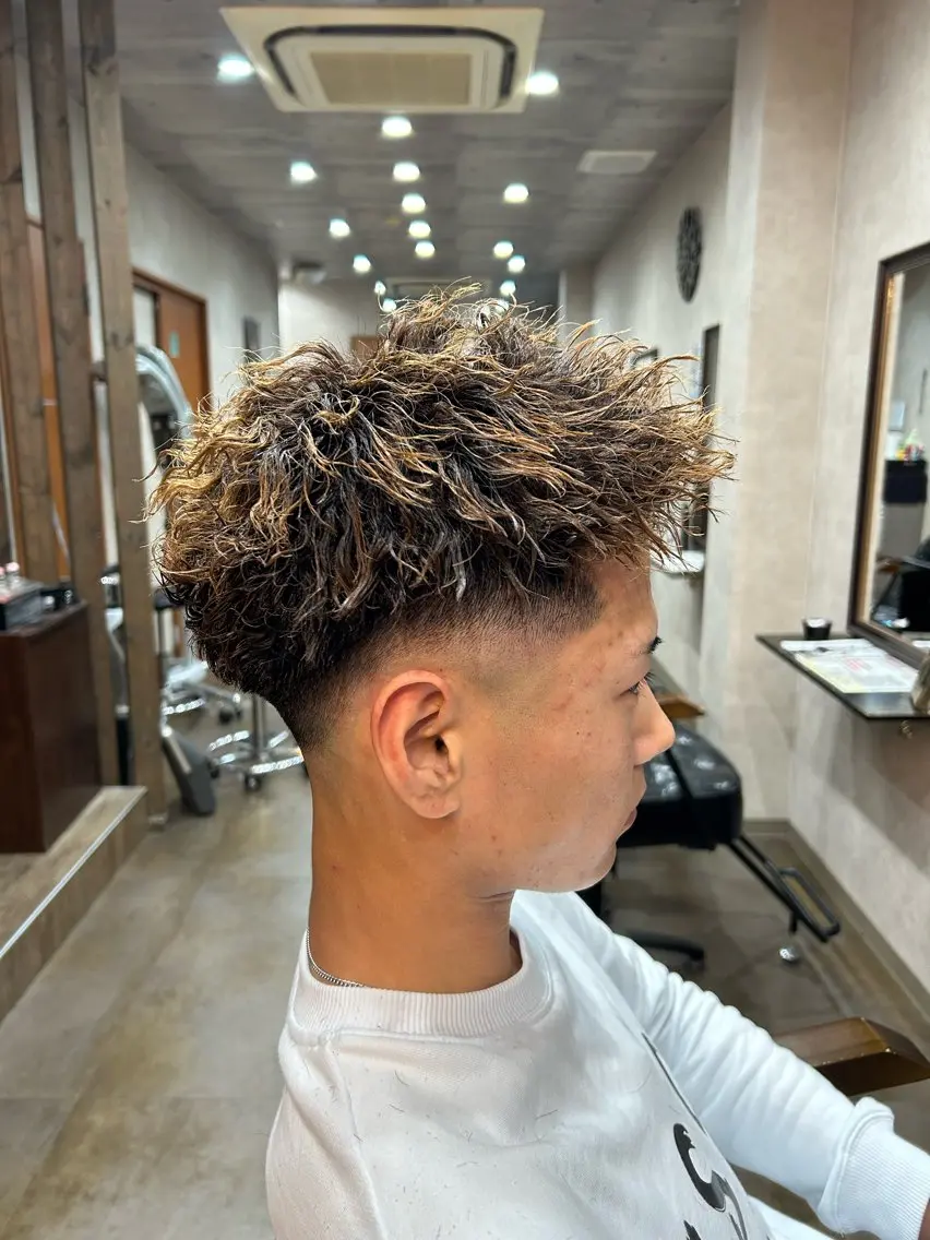 ショート 🔥似合せMen's パーマ特化SHOTAのヘアスタイル