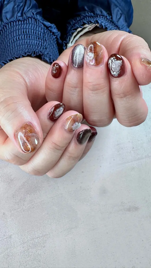 ネイル ニュアンスネイル ハンドネイル ハンドケア Atelier Ariのネイルデザイン