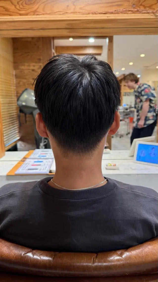 メンズカットの写真