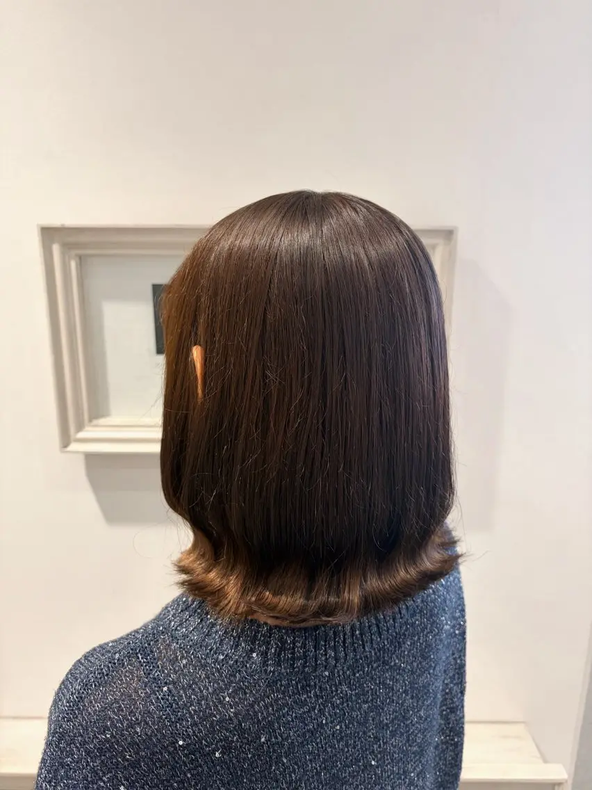 ミディアム カラー トリートメント ヘアメ⑅̥艶カラー ⑅̥honokaのヘアスタイル