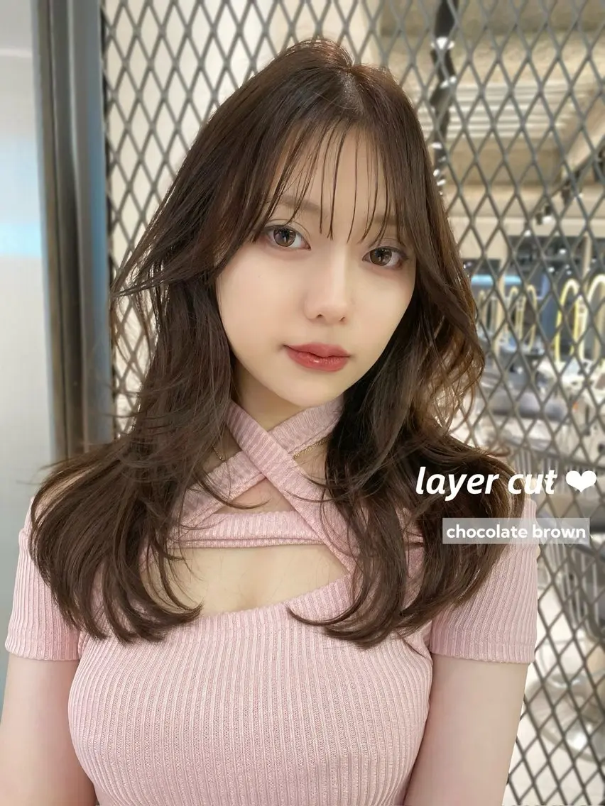 カラー ヘアカラー トリートメント ユナ hearts.店長のヘアスタイル