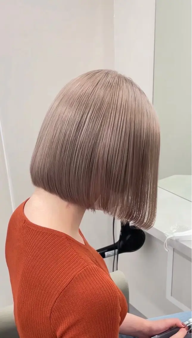 ショート カラー ボブ ヘアカラー 🧡髪質改善💛 🌸SAKURA🌸のヘアスタイル