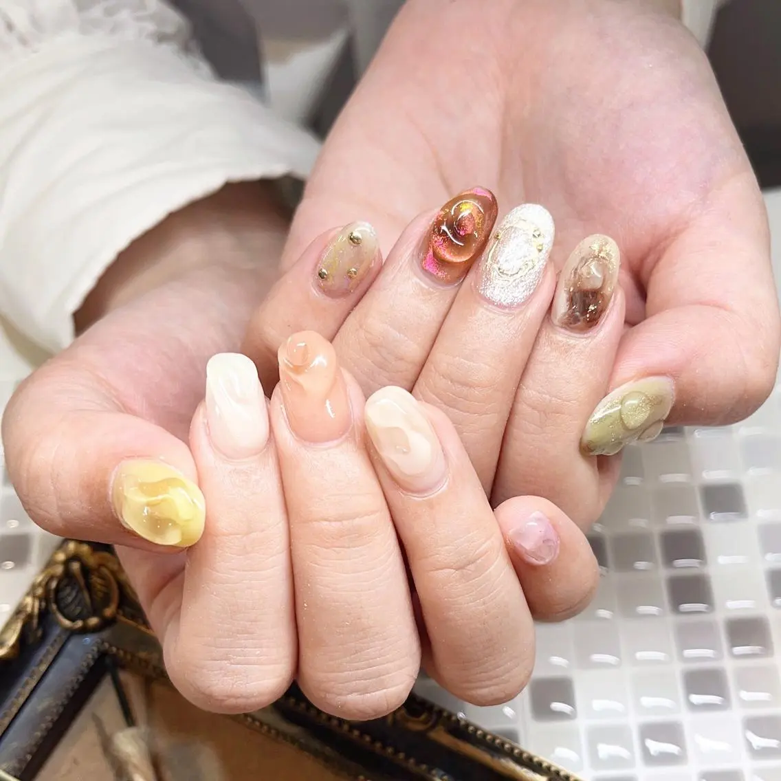 ネイル ニュアンスネイル nailist yuiのネイルデザイン