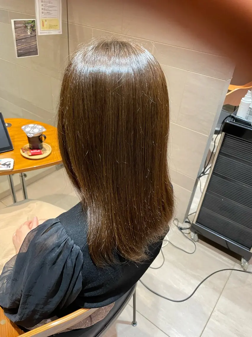 カラー 髪質改善カラー＆ 縮毛矯正　石井良平のヘアスタイル